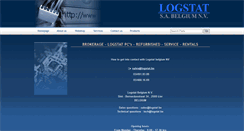 Desktop Screenshot of logstat.be